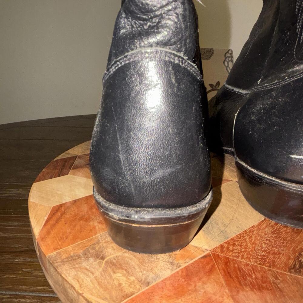 Evenin’ Star Men’s Western Black Leather Dusti Boots Size 13 Width D - Picture 7 of 13